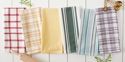 Foto 6 | Juego De Paños De Cocina Dii, Varios Tejidos, Color Aguamarina, 5 Piezas - Venta Internacional.