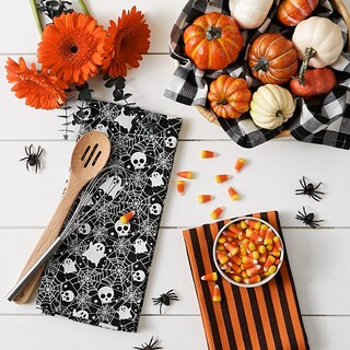 Foto 5 | Toallas De Mano Dii De Algodón Con Estampado De Halloween Haunted, 18 X 28 Cm, 2 Unidades - Venta Internacional.