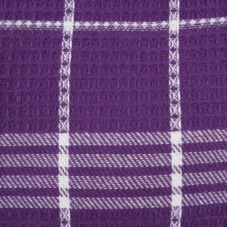 Foto 3 | Juego De Paños De Cocina Dii Waffle Weave, 100% Algodón, 6 Piezas, Color Berenjena - Venta Internacional.