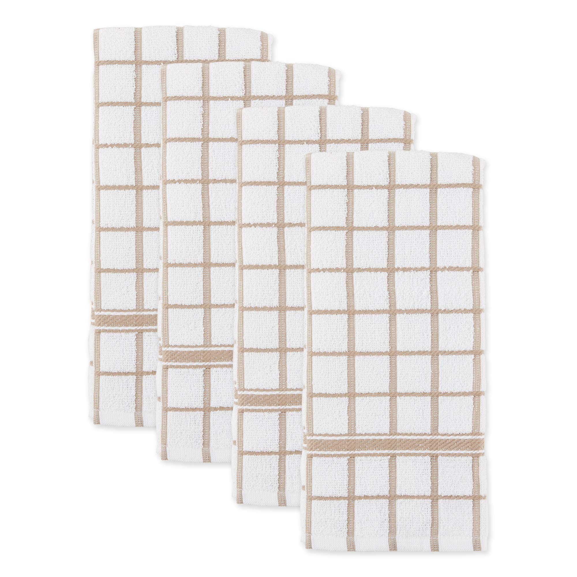 Foto 3 pulgar | Juego De Paños De Cocina Dii Basic Terry Collection Windowpane, 4 Piezas - Venta Internacional.