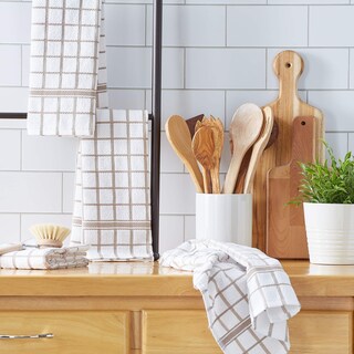 Foto 4 | Juego De Paños De Cocina Dii Basic Terry Collection Windowpane, 4 Piezas - Venta Internacional.