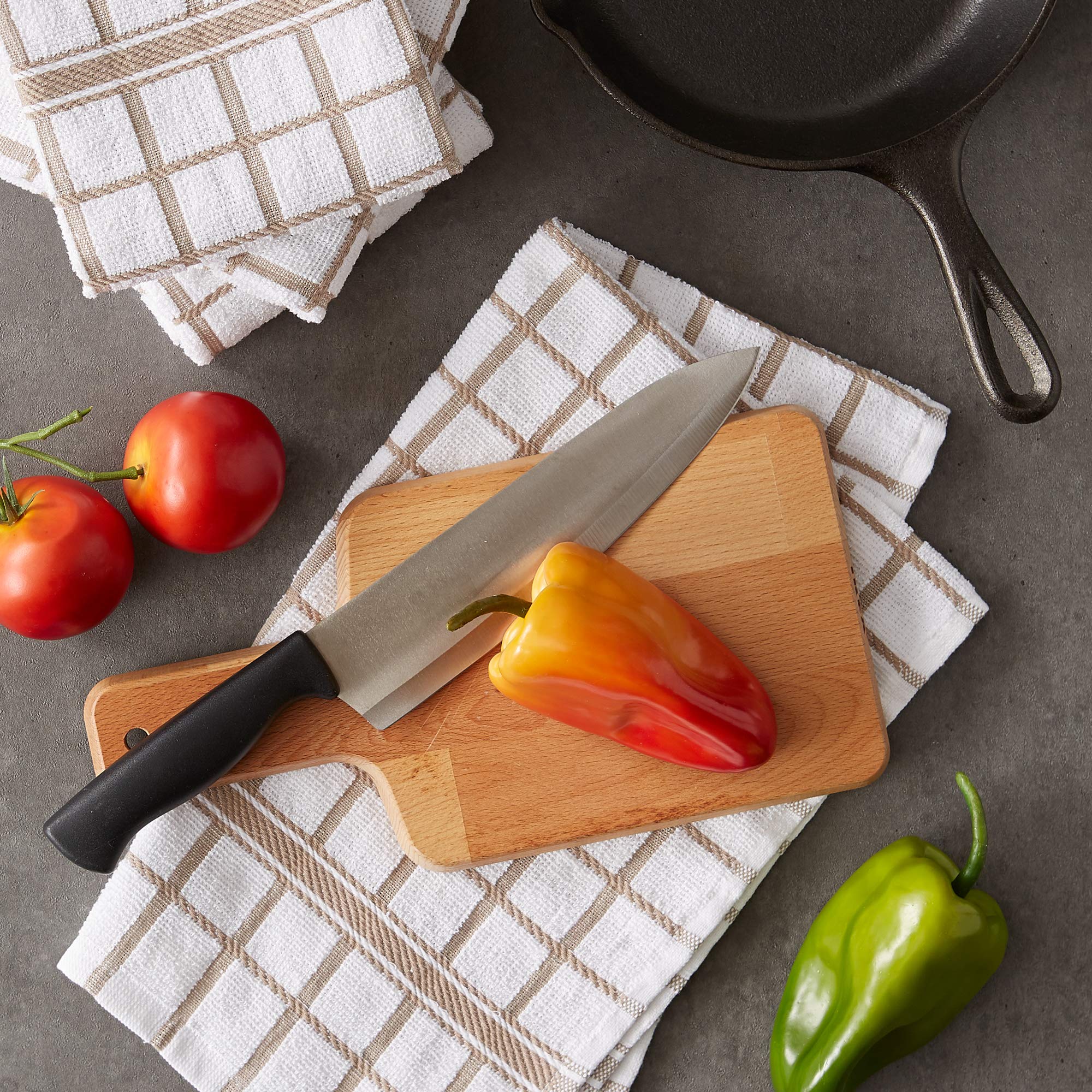 Foto 6 pulgar | Juego De Paños De Cocina Dii Basic Terry Collection Windowpane, 4 Piezas - Venta Internacional.
