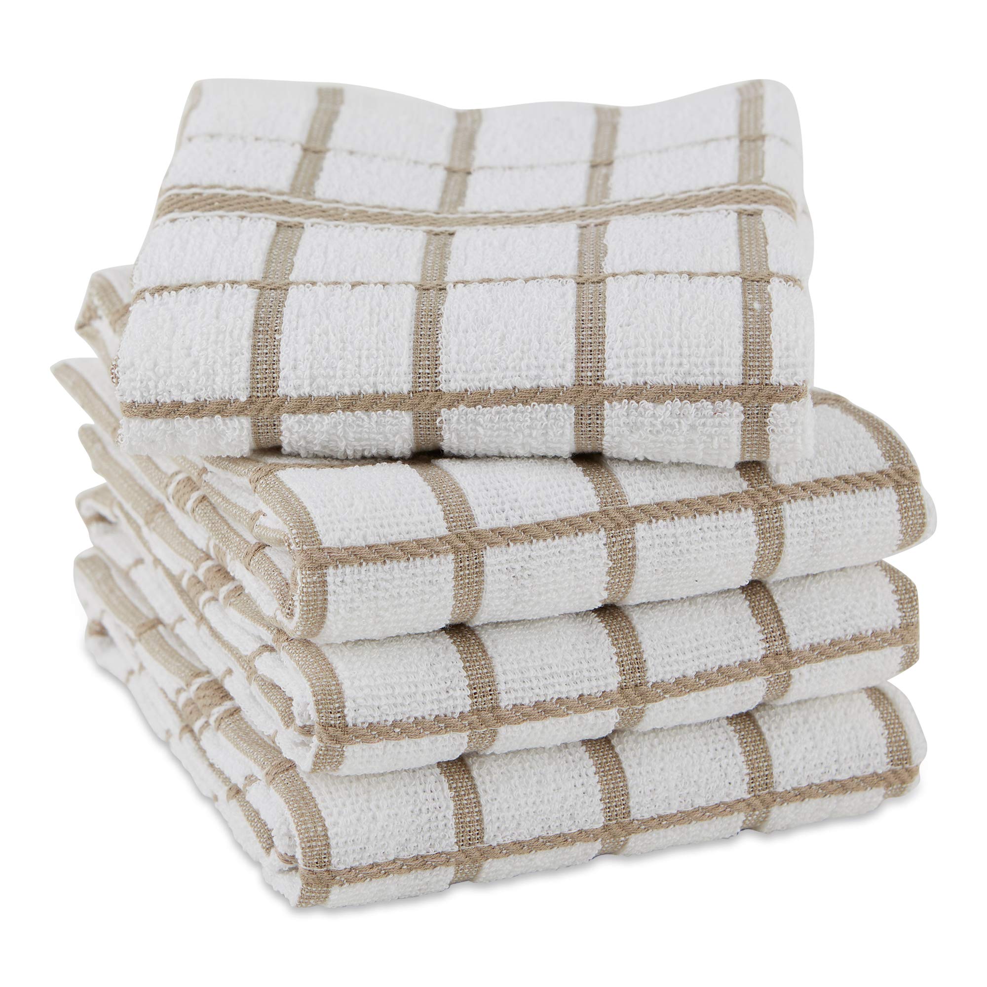 Foto 6 | Juego De Paños De Cocina Dii Basic Terry Collection Windowpane, 4 Piezas - Venta Internacional.