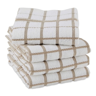 Foto 6 | Juego De Paños De Cocina Dii Basic Terry Collection Windowpane, 4 Piezas - Venta Internacional.
