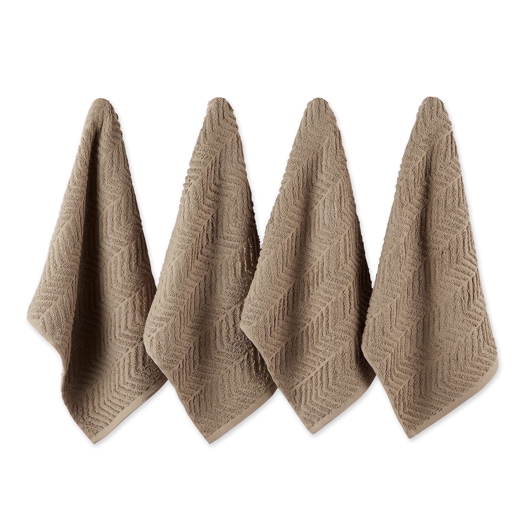 Foto 2 pulgar | Juego De Paños De Cocina Dii Luxury Barmop Collection Chevron, 4 Piezas - Venta Internacional.