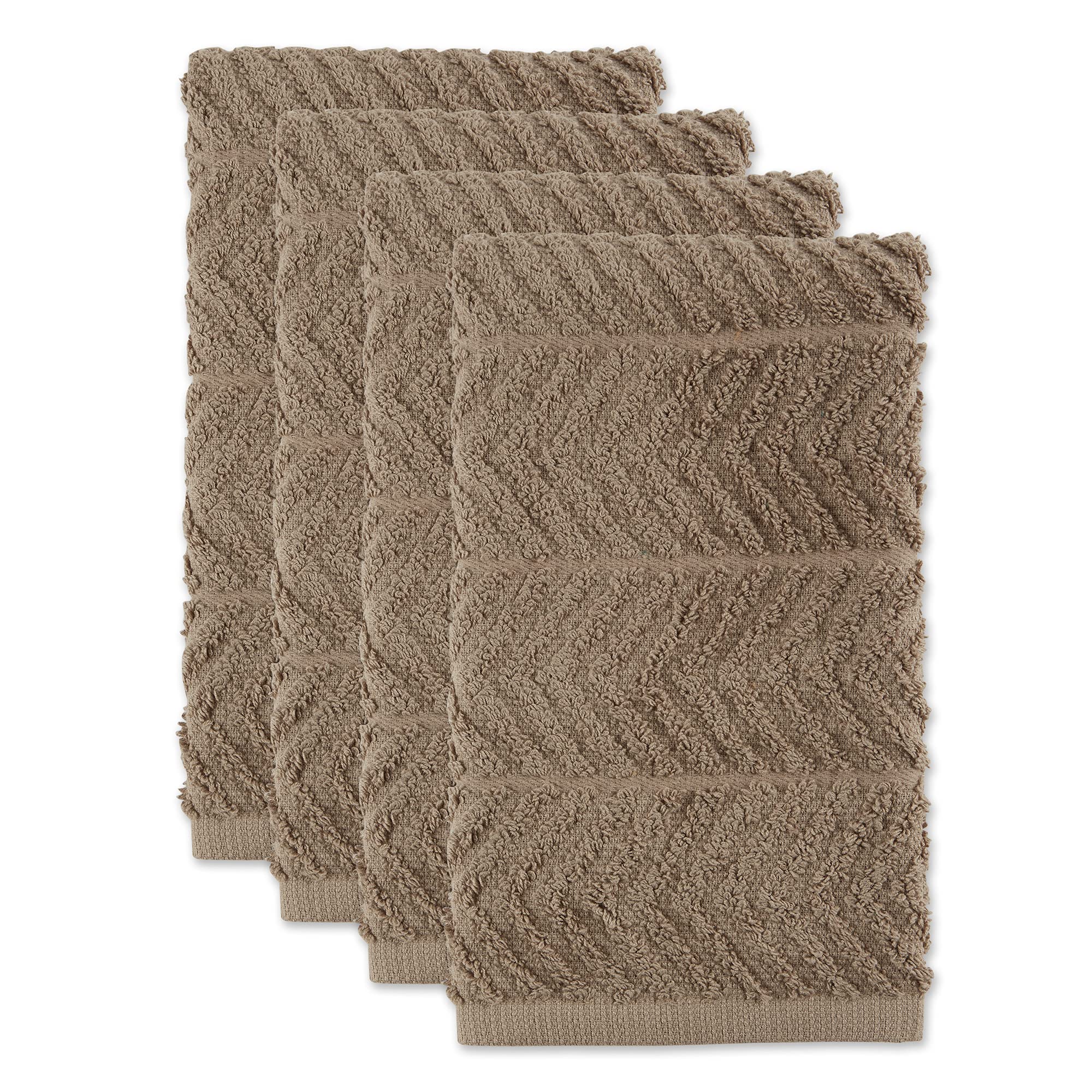 Foto 2 | Juego De Paños De Cocina Dii Luxury Barmop Collection Chevron, 4 Piezas - Venta Internacional.