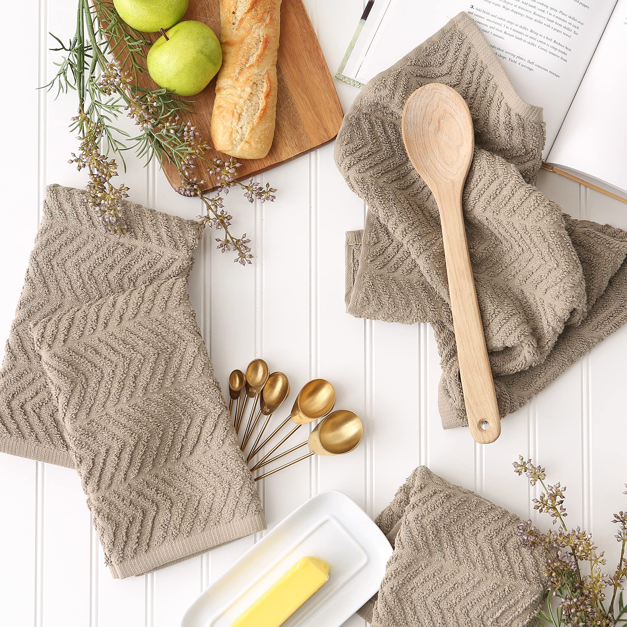 Foto 5 pulgar | Juego De Paños De Cocina Dii Luxury Barmop Collection Chevron, 4 Piezas - Venta Internacional.