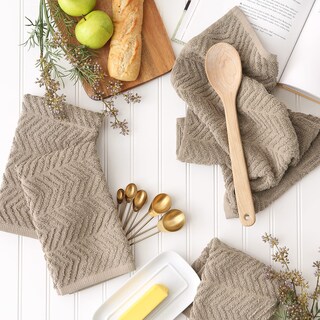 Foto 4 | Juego De Paños De Cocina Dii Luxury Barmop Collection Chevron, 4 Piezas - Venta Internacional.