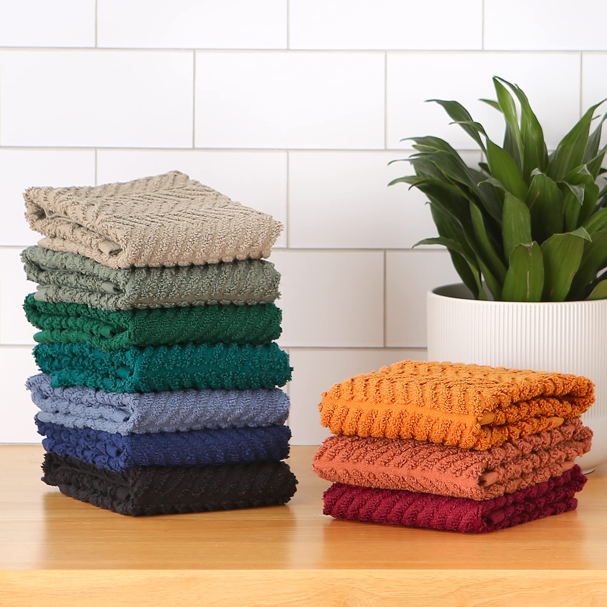 Foto 7 pulgar | Juego De Paños De Cocina Dii Luxury Barmop Collection Chevron, 4 Piezas - Venta Internacional.