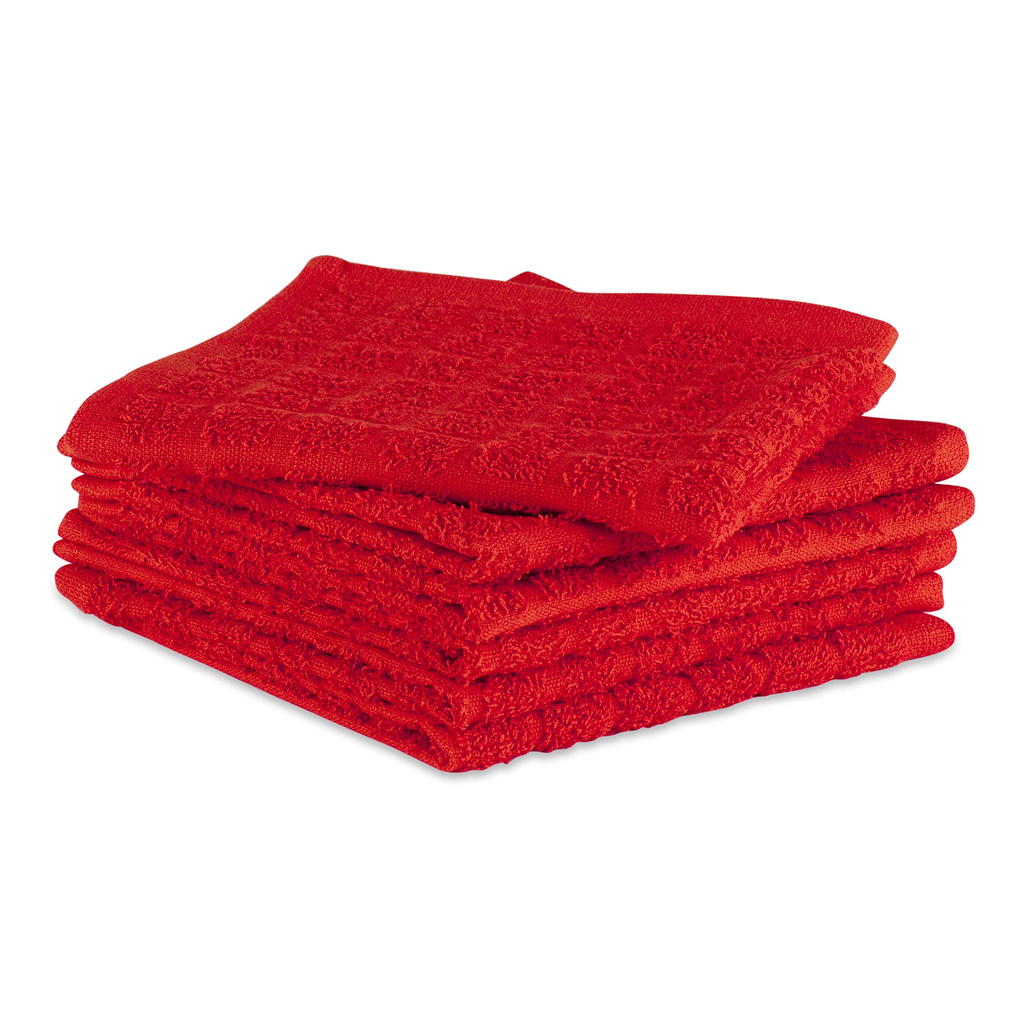 Foto 3 pulgar | Juego De Paños De Cocina Dii Basic Terry Collection Windowpane, Rojo, 6 Piezas - Venta Internacional.