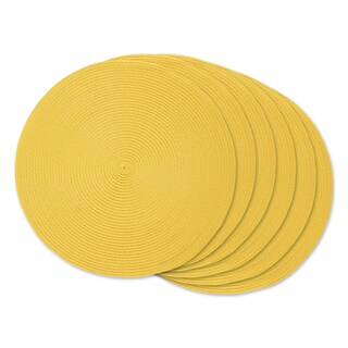 Foto 1 | Juego De Manteles Individuales Dii Classic Woven Tabletop Collection Amarillo - Venta Internacional.