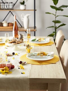 Foto 5 | Juego De Manteles Individuales Dii Classic Woven Tabletop Collection Amarillo - Venta Internacional.