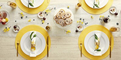 Foto 6 | Juego De Manteles Individuales Dii Classic Woven Tabletop Collection Amarillo - Venta Internacional.