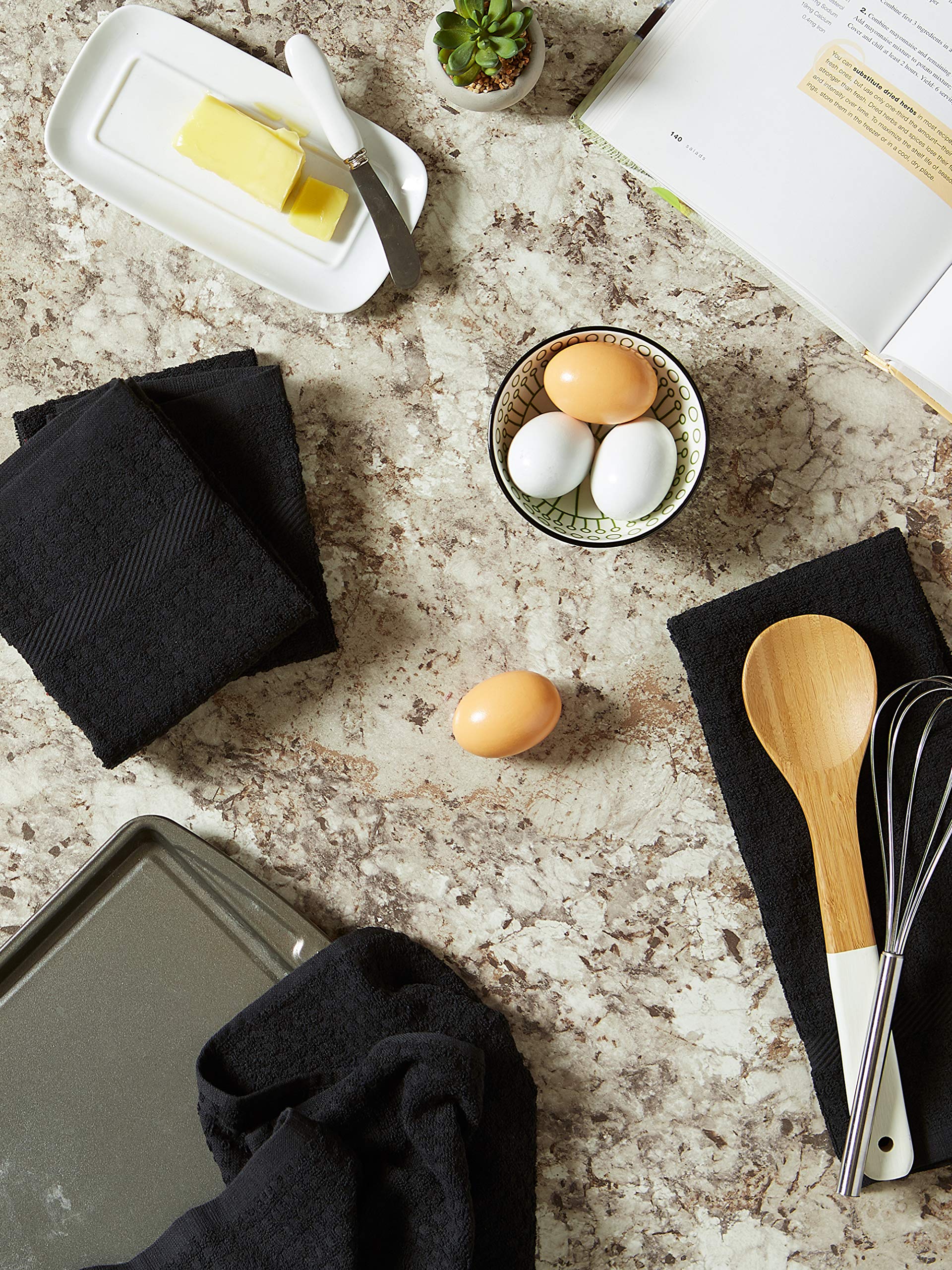 Foto 6 | Juego De Paños De Cocina Dii Basic Terry Collection Waffle, 4 Piezas - Venta Internacional.