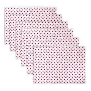Foto 1 | Juego De Manteles Individuales Dii Para El Día De San Valentín, 6 Piezas - Venta Internacional.