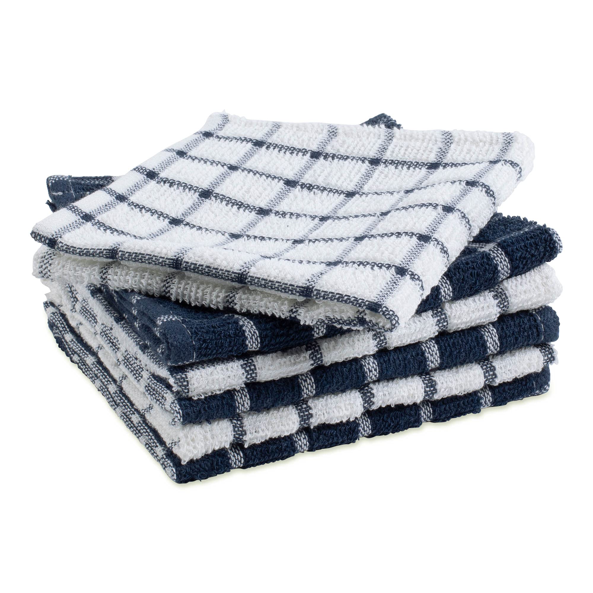 Foto 2 | Juego De Paños De Cocina Dii Basic Terry Collection 30 X 30 Cm, Color Azul Náutico - Venta Internacional.