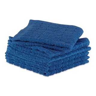 Foto 2 | Juego De Paños De Cocina Dii Basic Terry Collection Windowpane Blue, 6 Piezas - Venta Internacional.