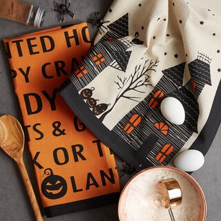 Foto 6 | Juego De 3 Toallas De Mano Dii Con Estampado Decorativo De Algodón Para Halloween - Venta Internacional.