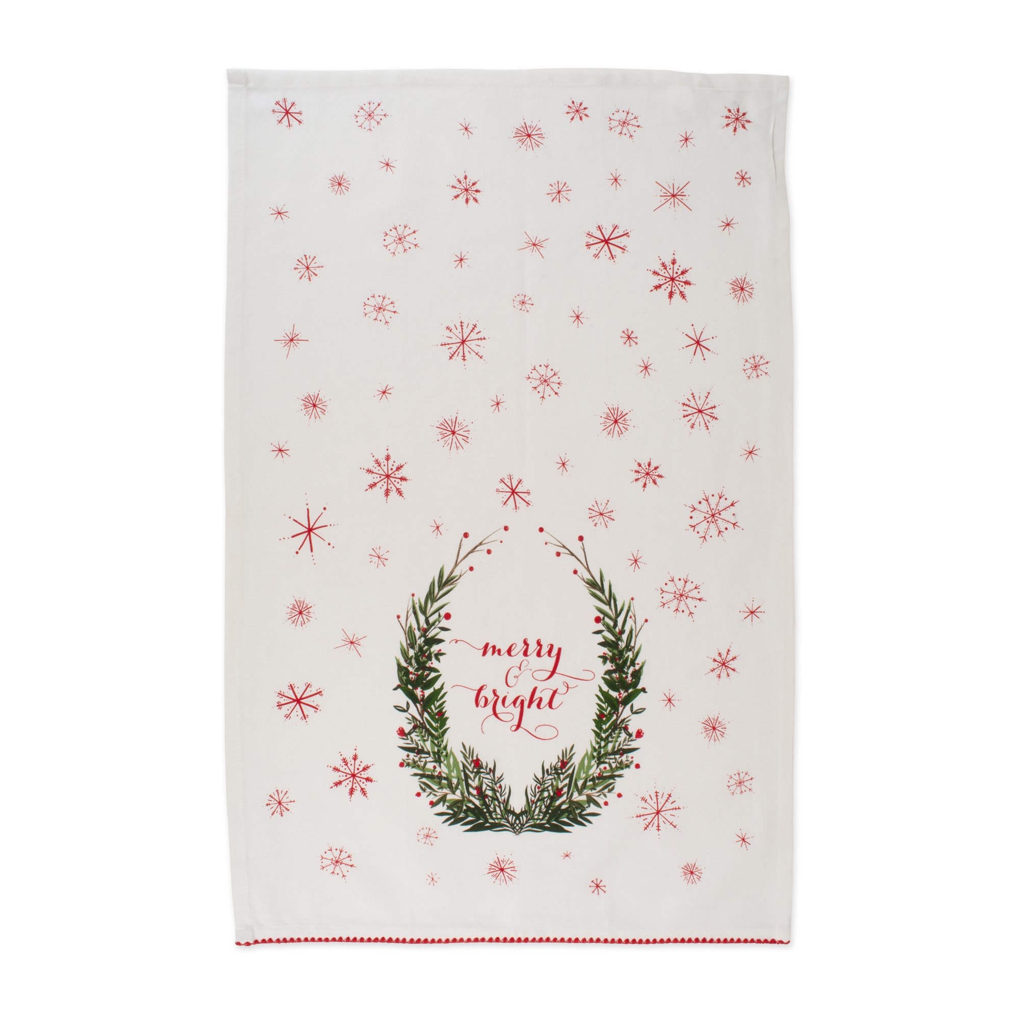 Foto 4 pulgar | Juego De Toallas De Cocina Dii Christmas Floral 100% Algodón, 2 Piezas - Venta Internacional.
