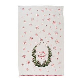 Foto 3 | Juego De Toallas De Cocina Dii Christmas Floral 100% Algodón, 2 Piezas - Venta Internacional.