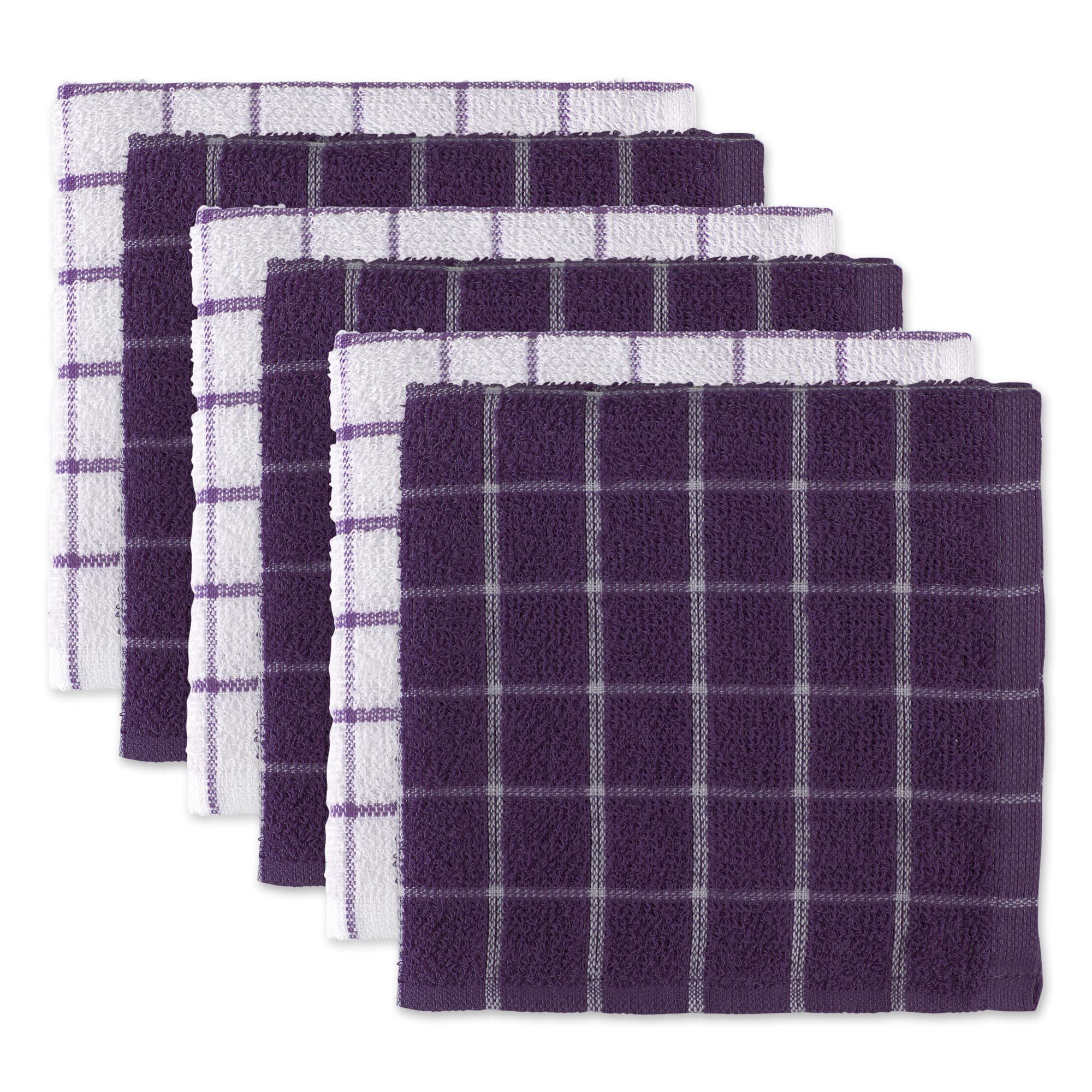 Foto 1 | Juego De Paños De Cocina Dii Basic Terry Collection Windowpane, 6 Piezas - Venta Internacional.