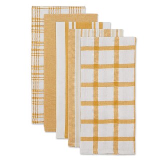 Foto 2 | Juego De Paños De Cocina Dii, Varios Tejidos, Color Miel Dorado, 5 Piezas - Venta Internacional.