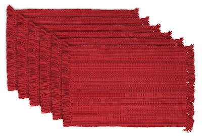 Foto 1 | Juego De Manteles Individuales Dii Variegated Tabletop Collection Tango Red - Venta Internacional.
