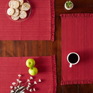 Foto 4 | Juego De Manteles Individuales Dii Variegated Tabletop Collection Tango Red - Venta Internacional.