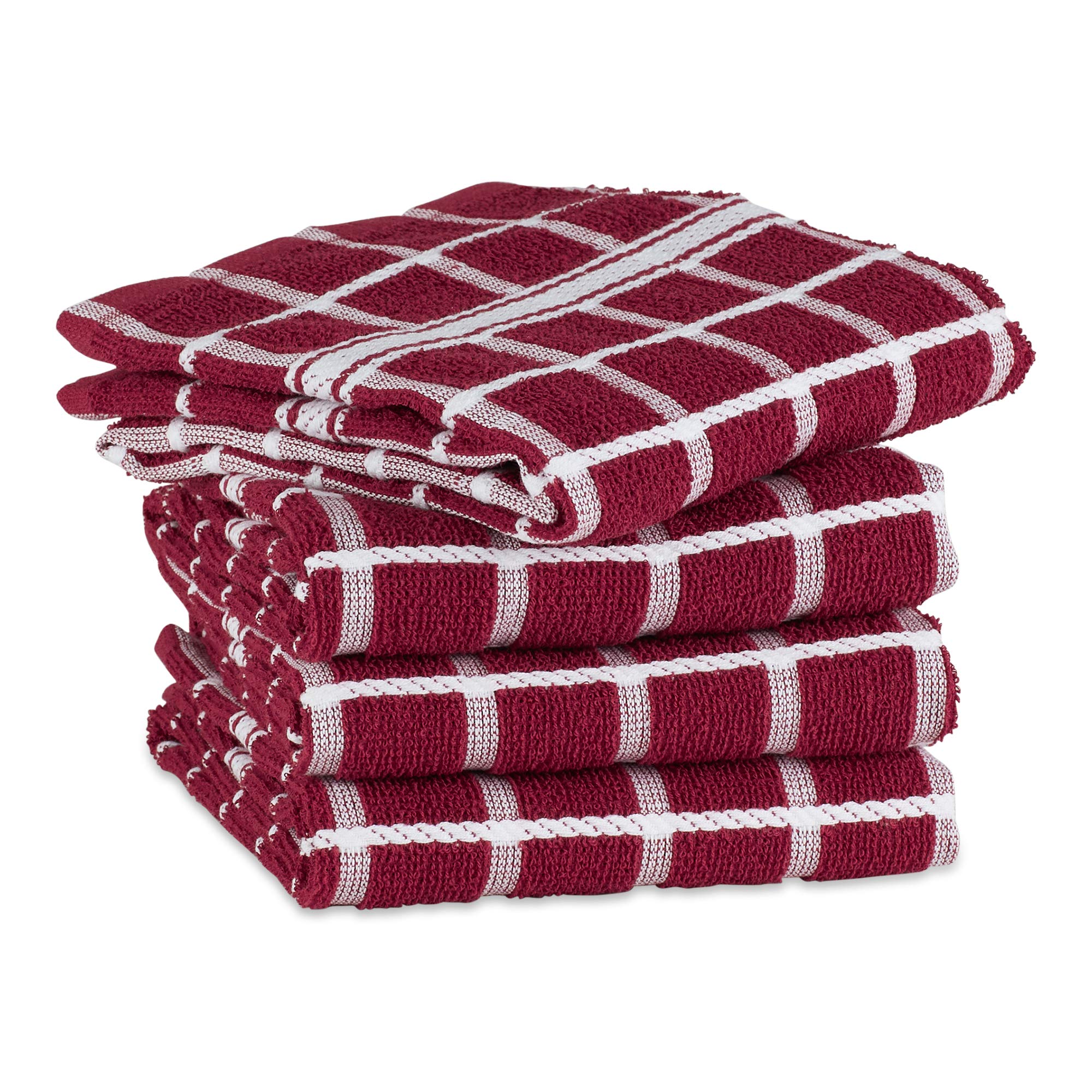Foto 3 pulgar | Juego De Paños De Cocina Dii Basic Terry Collection Windowpane, 4 Piezas - Venta Internacional.