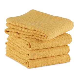 Foto 3 | Juego De Paños De Cocina Dii Basic Terry Waffle Solid Mostard, 4 Piezas - Venta Internacional.