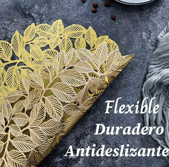 Foto 5 pulgar | Juego De 6 Manteles Distintivos Xtellar Dorados Elegantes Y Prácticos