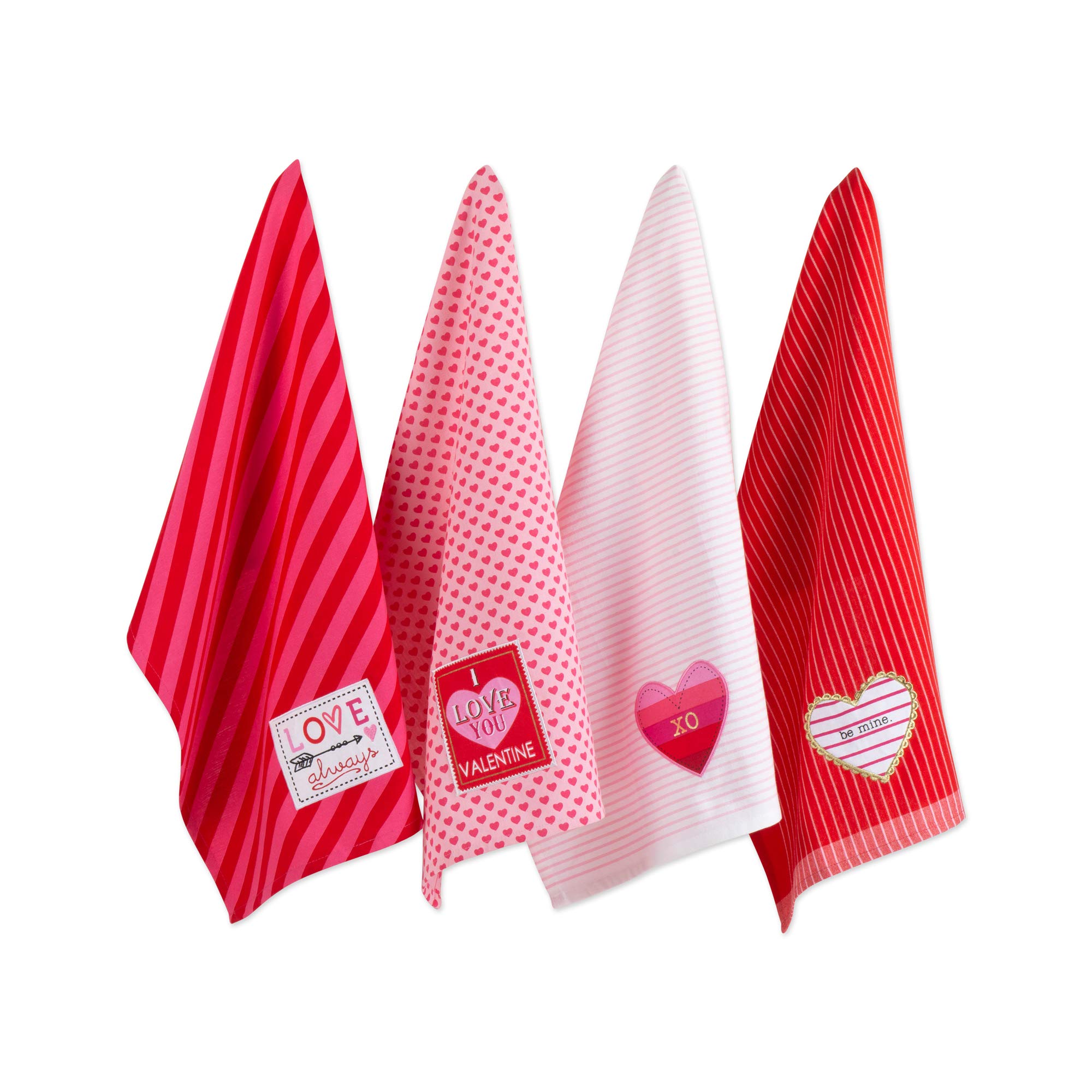 Foto 2 pulgar | Juego De Paños De Cocina Dii Valentine's Day Collection Love, 4 Piezas - Venta Internacional.