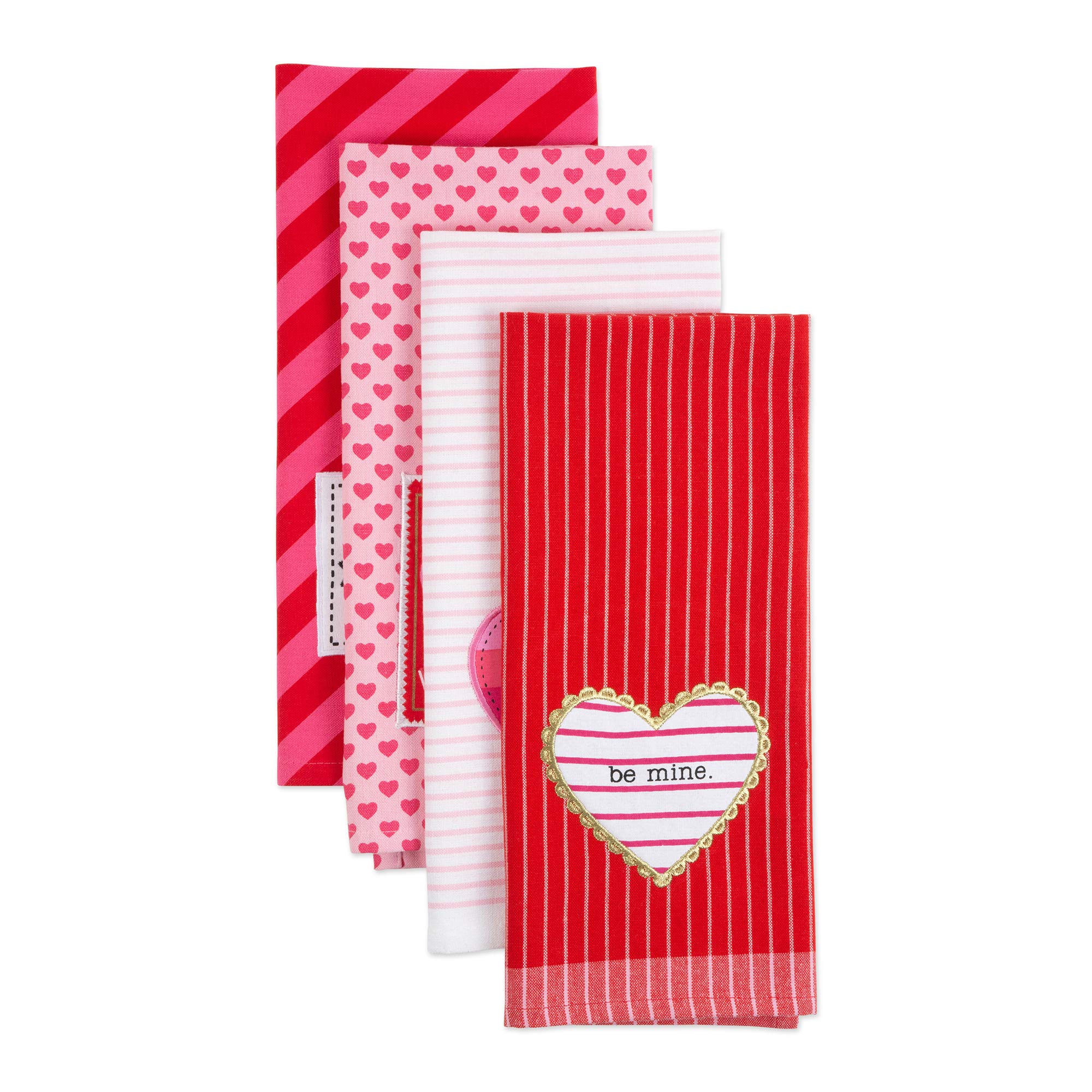 Foto 2 | Juego De Paños De Cocina Dii Valentine's Day Collection Love, 4 Piezas - Venta Internacional.