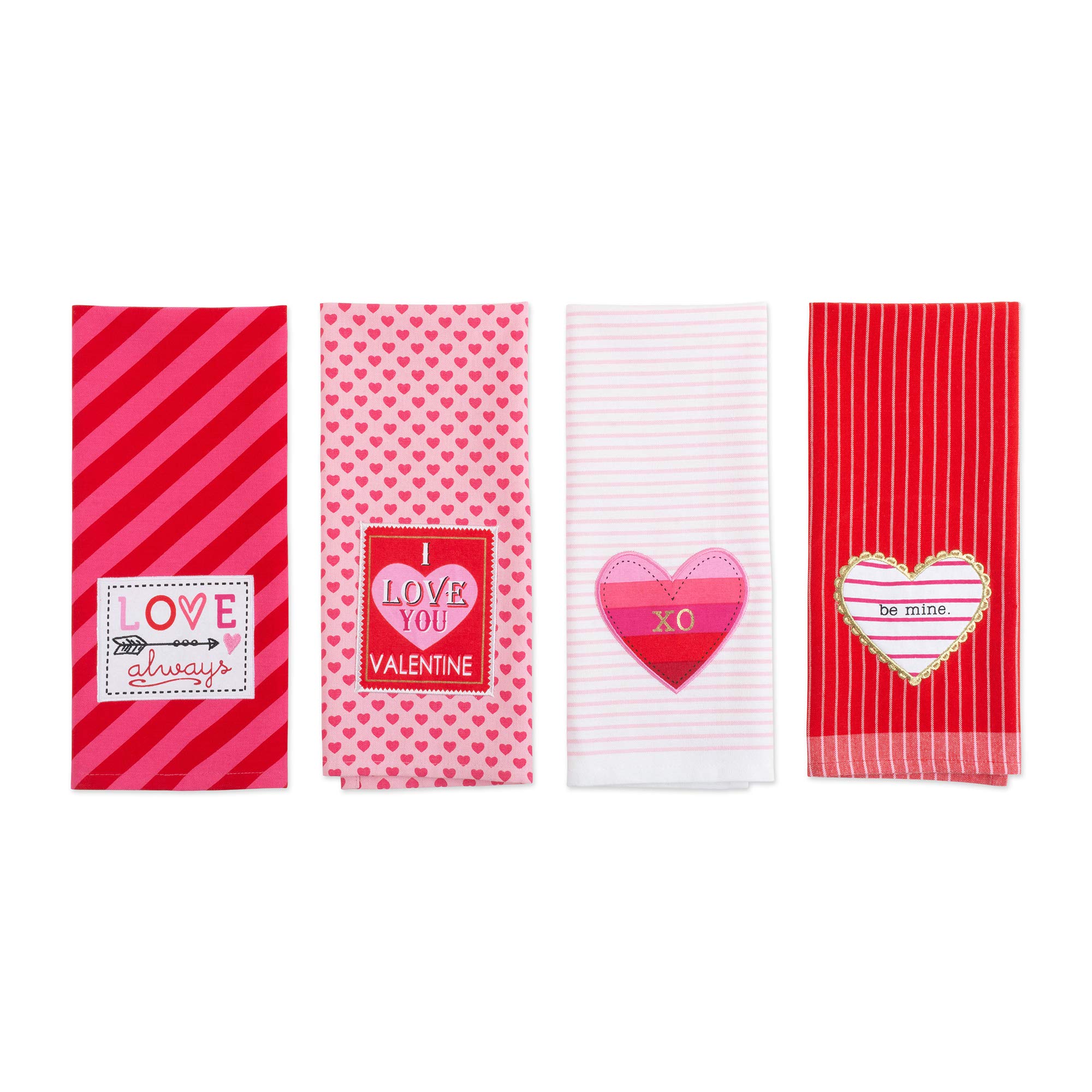 Foto 4 pulgar | Juego De Paños De Cocina Dii Valentine's Day Collection Love, 4 Piezas - Venta Internacional.