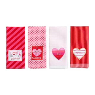 Foto 3 | Juego De Paños De Cocina Dii Valentine's Day Collection Love, 4 Piezas - Venta Internacional.