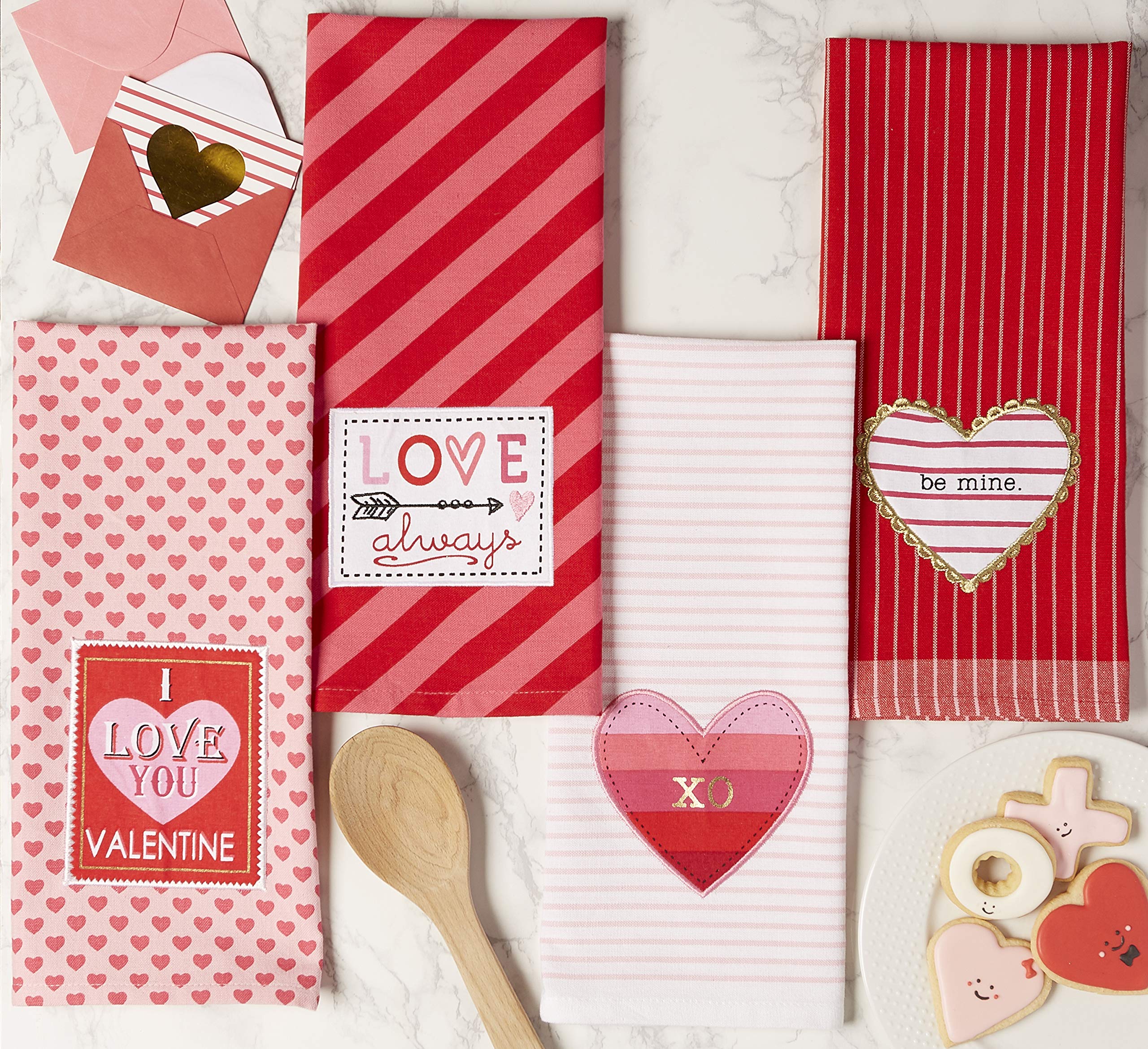 Foto 5 pulgar | Juego De Paños De Cocina Dii Valentine's Day Collection Love, 4 Piezas - Venta Internacional.
