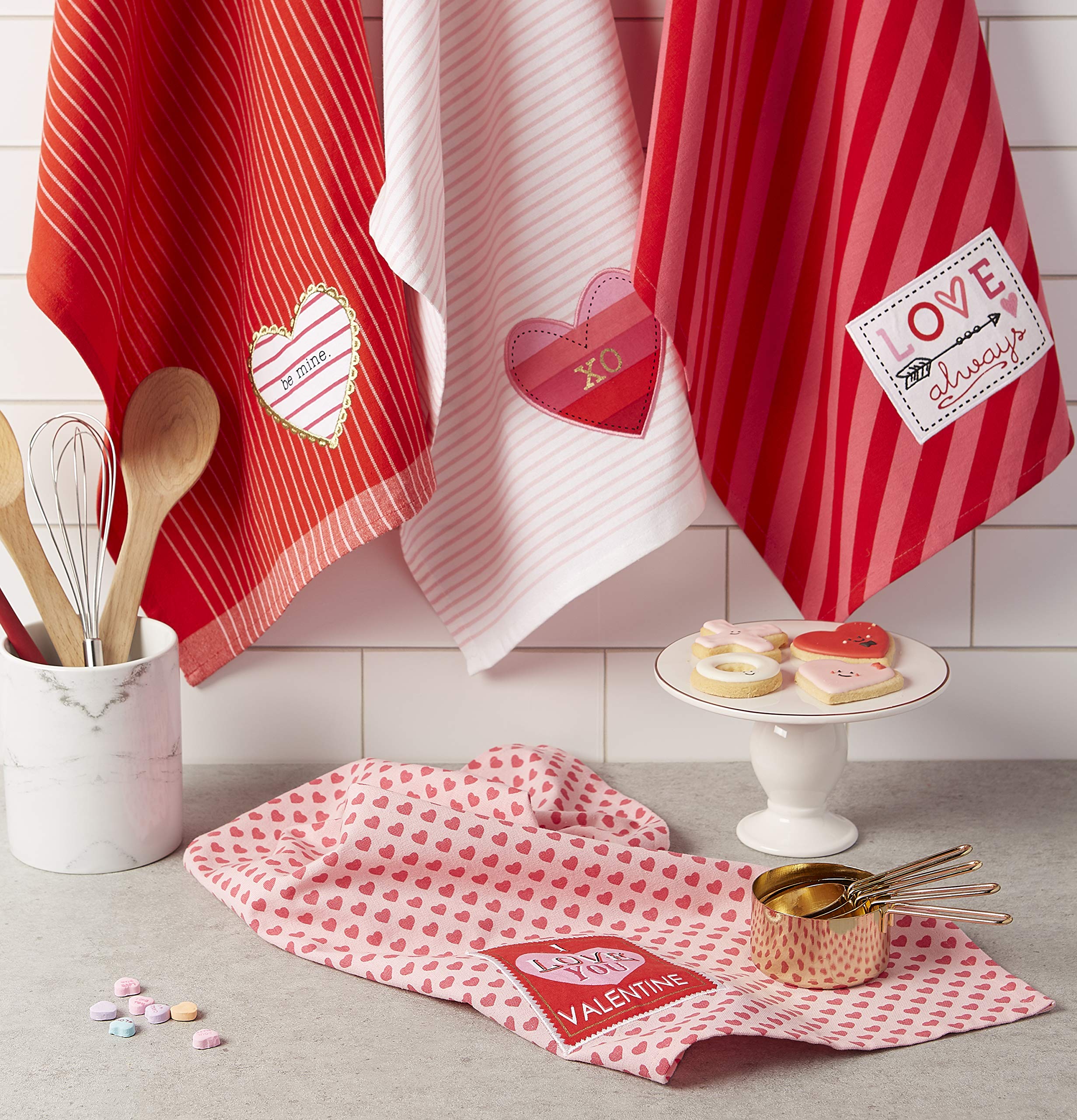 Foto 6 pulgar | Juego De Paños De Cocina Dii Valentine's Day Collection Love, 4 Piezas - Venta Internacional.