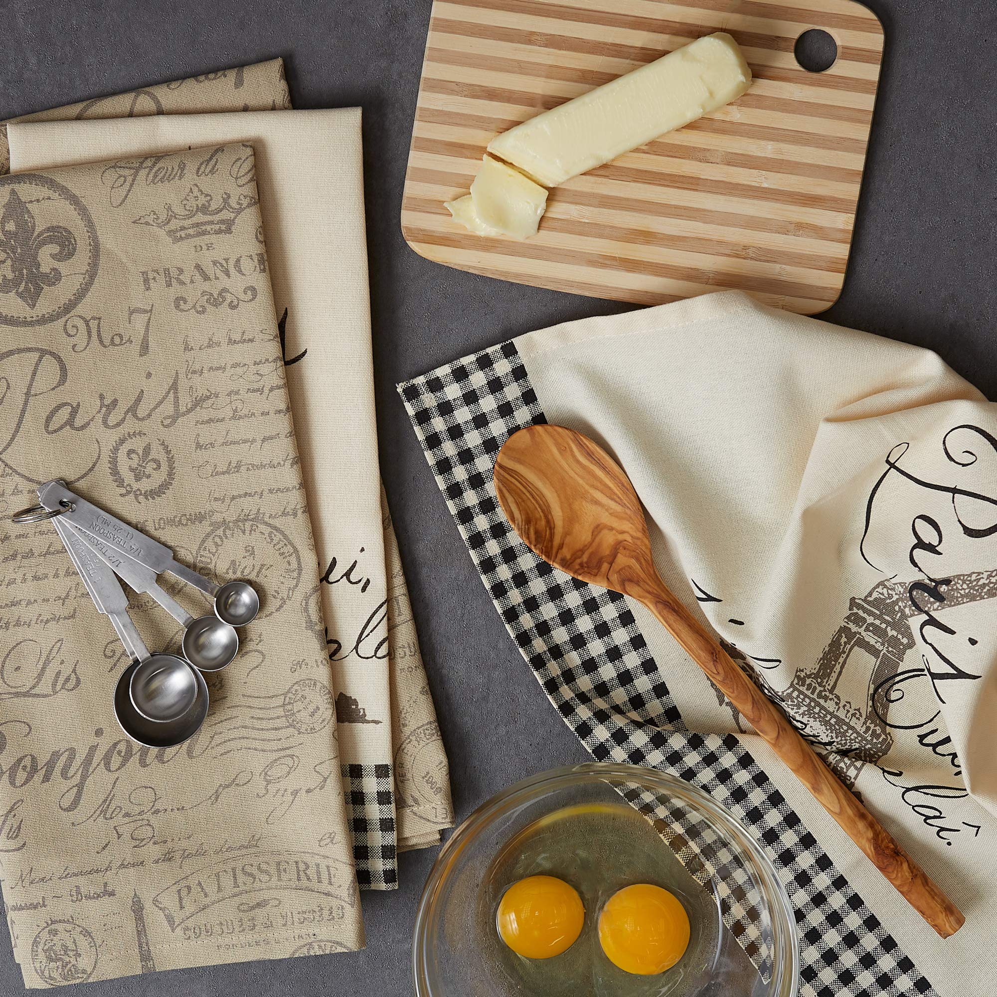 Foto 4 | Juego De 3 Paños De Cocina Dii, Algodón, Jacquard Francés, 18 X 28 Pulgadas - Venta Internacional.