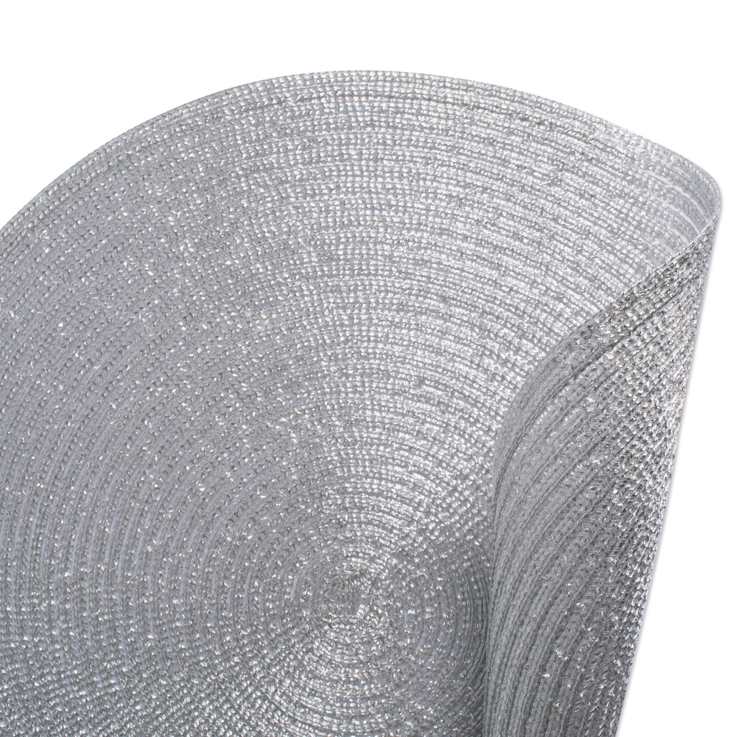Foto 3 | Placemat Dii Woven Collection, Redondo Metálico, Platino Plateado - Venta Internacional.