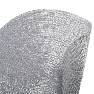 Foto 3 | Placemat Dii Woven Collection, Redondo Metálico, Platino Plateado - Venta Internacional.