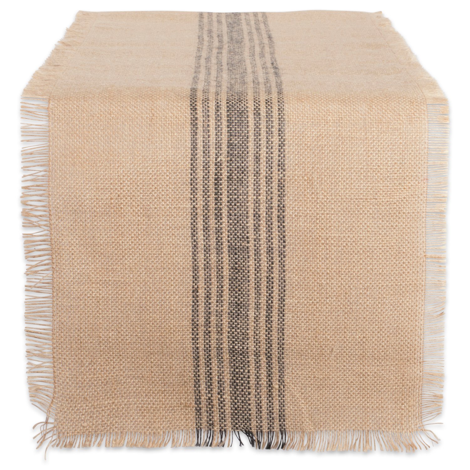 Camino De Mesa Dii Yute Burlap Collection, 14 X 108 Cm, Raya Central - Venta Internacional.