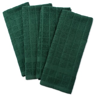 Foto 2 | Juego De Paños De Cocina Dii Basic Terry Collection, Verde Oscuro, 4 Piezas - Venta Internacional.