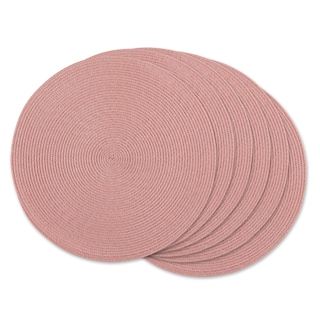Foto 1 | Juego De Manteles Individuales Dii Classic, Redondos, 15 Cm De Diámetro, Rosa, 6 Piezas - Venta Internacional.