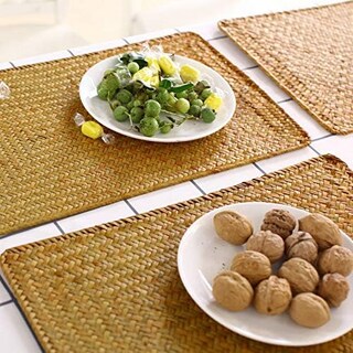 Foto 7 | Manteles Individuales Yangqihome, Hierba Marina Natural, 43 X 30 Cm (paquete De 4) - Venta Internacional.