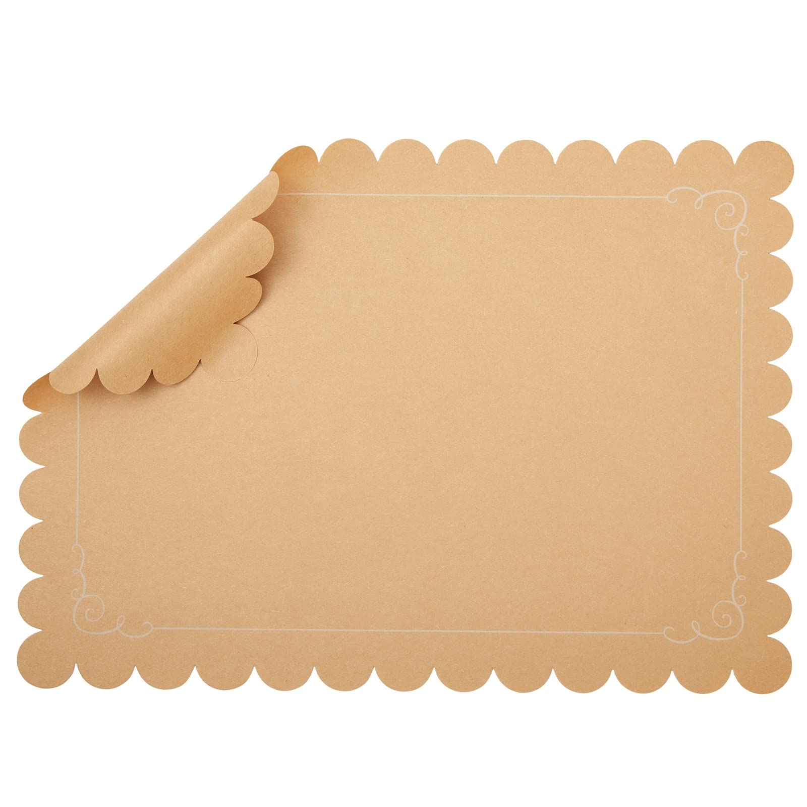 Foto 6 pulgar | Manteles Individuales de Papel Kraft Juvale Desechables 100 Piezas - Venta Internacional