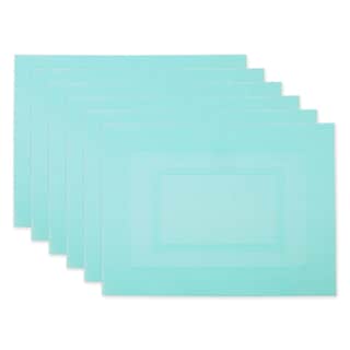 Foto 1 | Mantel Individual Azul Dii 6 Piezas-Venta Internacional