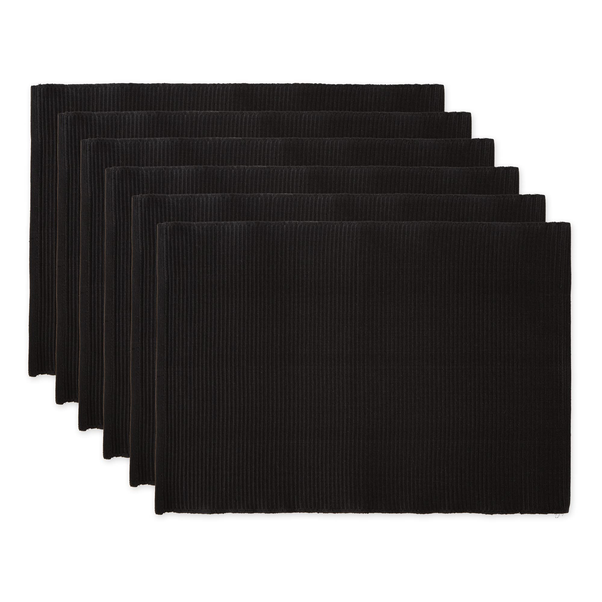 Foto 2 pulgar | Juego de Manteles Individuales Dii Basic Everyday Negros 6 Piezas - Venta Internacional