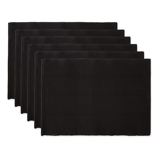 Foto 1 | Juego de Manteles Individuales Dii Basic Everyday Negros 6 Piezas - Venta Internacional