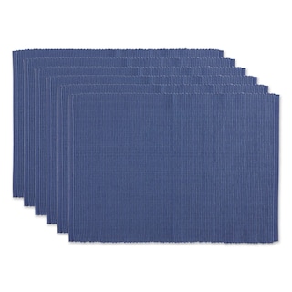 Foto 1 | Mantel Individual Azul Dii 6 Piezas-Venta Internacional