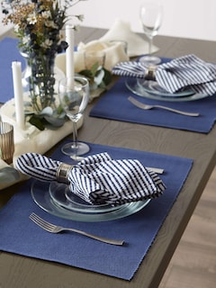 Foto 4 | Mantel Individual Azul Dii 6 Piezas-Venta Internacional